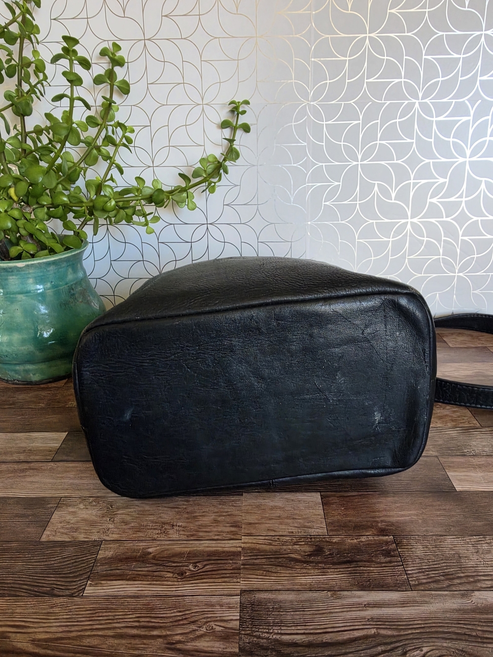 Frye Black Pebbled Leather Crossbody Shoulder Bag - Picture 6 of 9